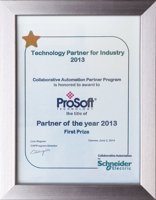 A ProSoft Technology nyerte a Schneider Electric „Év Partnere” díját - Lauren Robesontól
